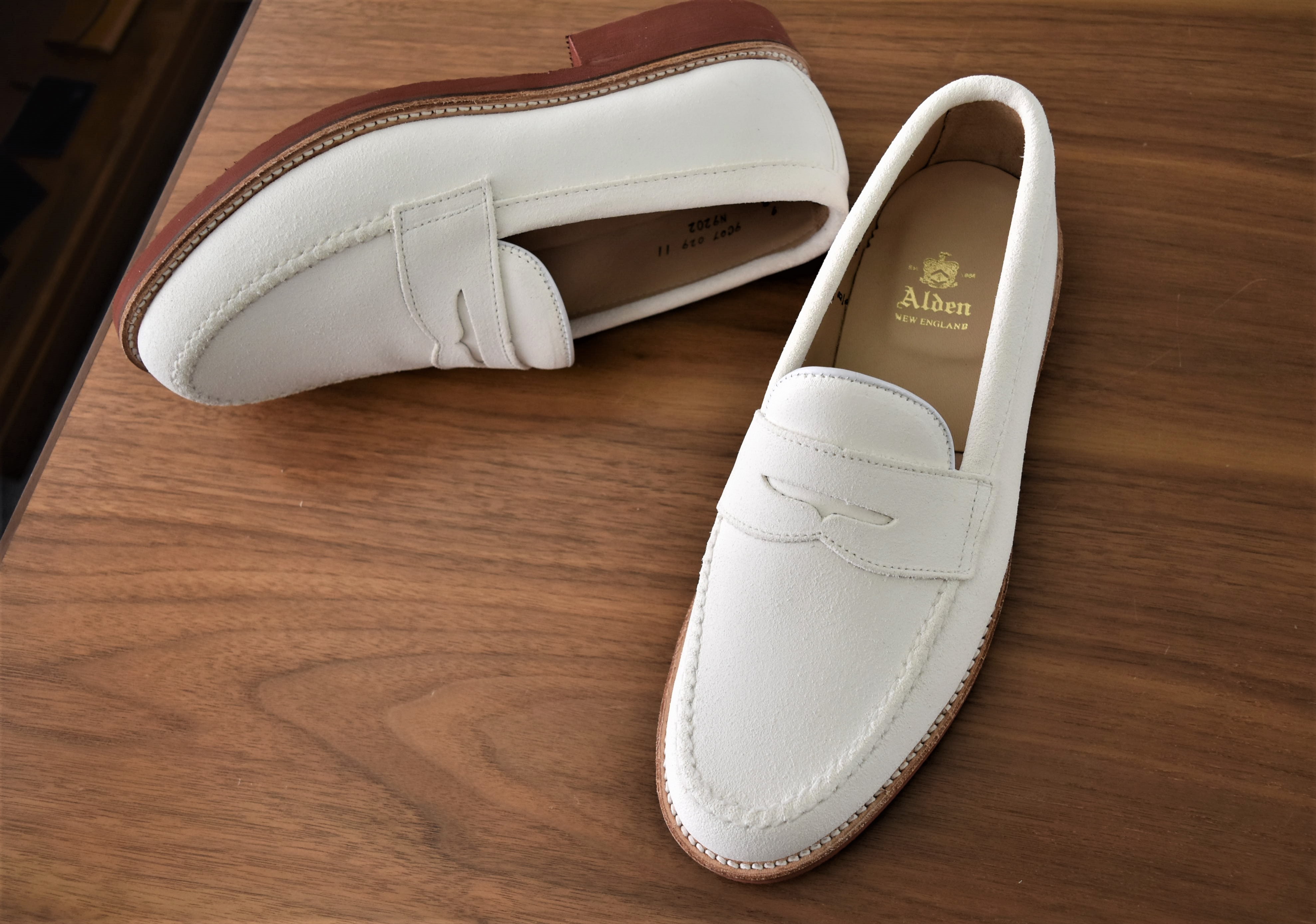 ALDEN N9202 WHITE SUEDE PENNY LOAFER | JOURNAL | THE LAKOTA HOUSE
